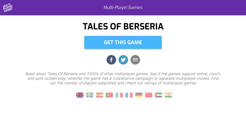 Tales Of Berseria Multi Player Games